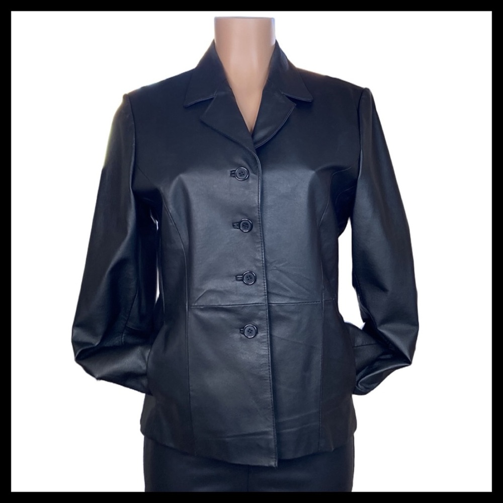 UNIFORM JOHN PAUL RICHARD
Black Leather Blazer